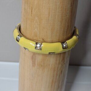 7 Inch Yellow Hinged Bracelet